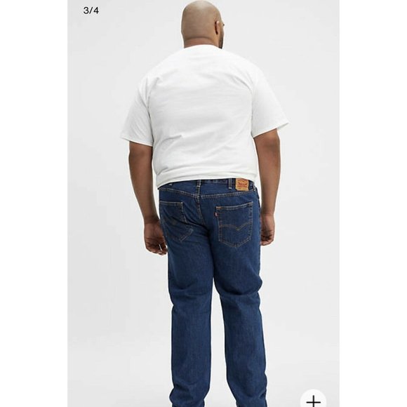 Levis 501 XX ORIGINAL FIT MEN'S JEANS (BIG & TALL) Straight Leg W44 L32 Blue